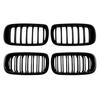 Car Front Bumper Hood Grilles For BMW X5 X6 F15 F16 2014-2018 Single And Double Line Style Upper Racing Grills Auto Accessories
