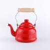 Fuji Enamel Beams Mini Kettle, 0.9L, IH Compatible, Red, BMS09TK.CR