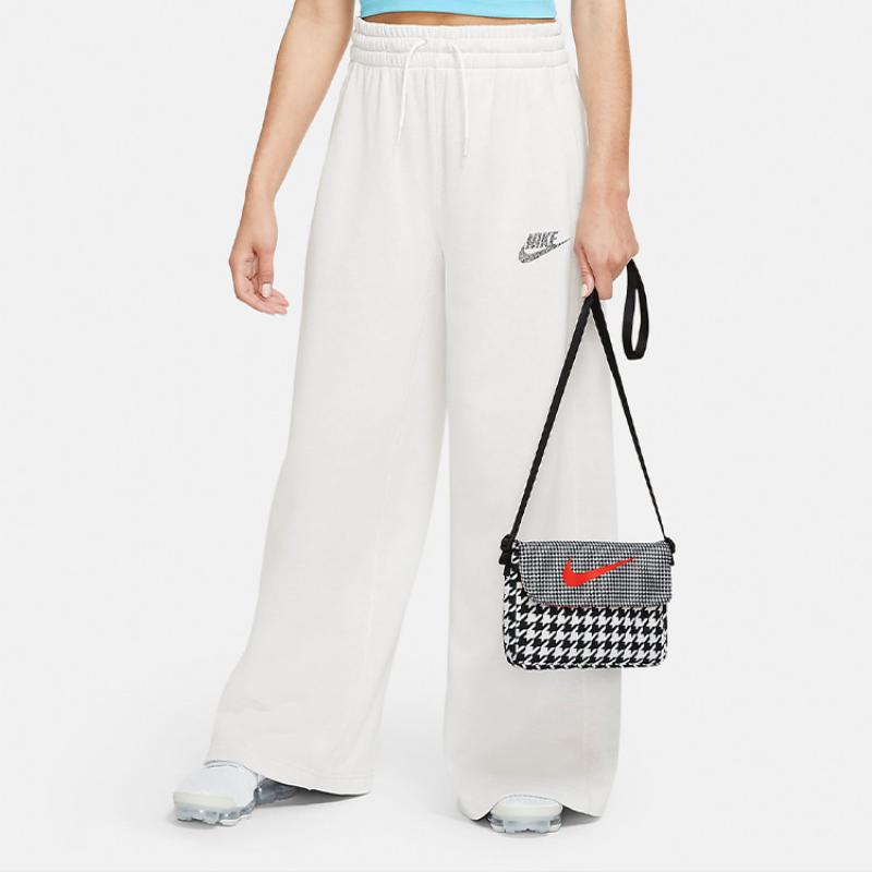 Nike Fabric Shoulder Bag, Crossbody Bag Unisex Black White Casual DJ8067-010