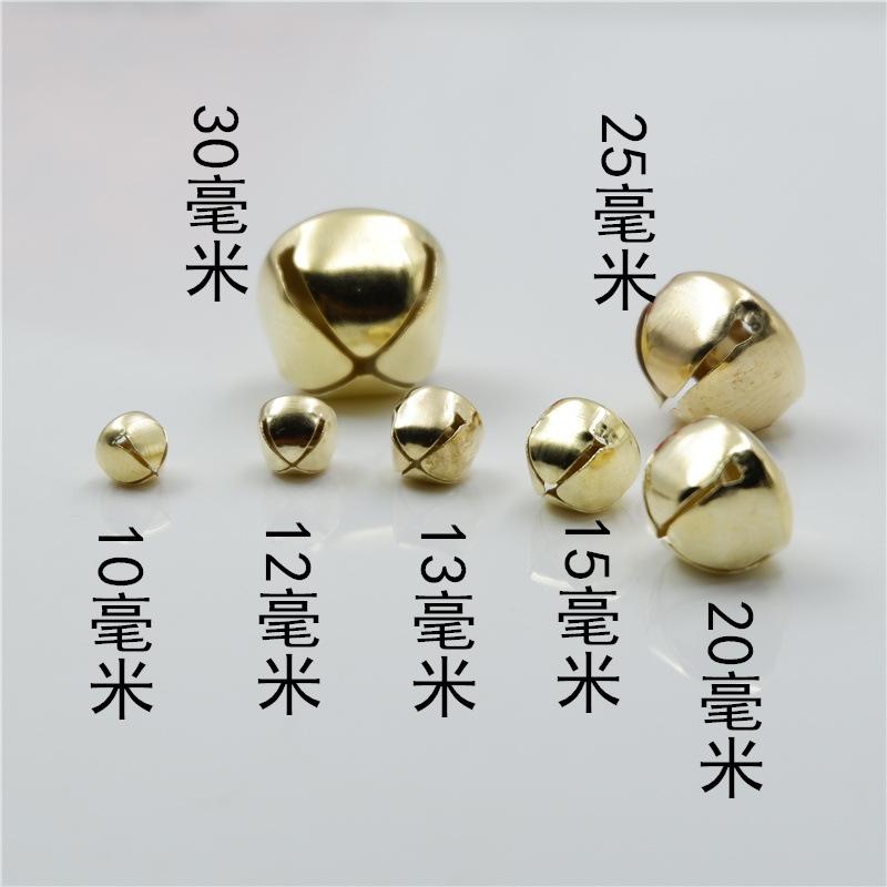 DIY Kreuzglocken Vergoldete Vierblattglocken Tanzglocken Weihnachtsbasteln Dekorative Ein-Wort-Glocken