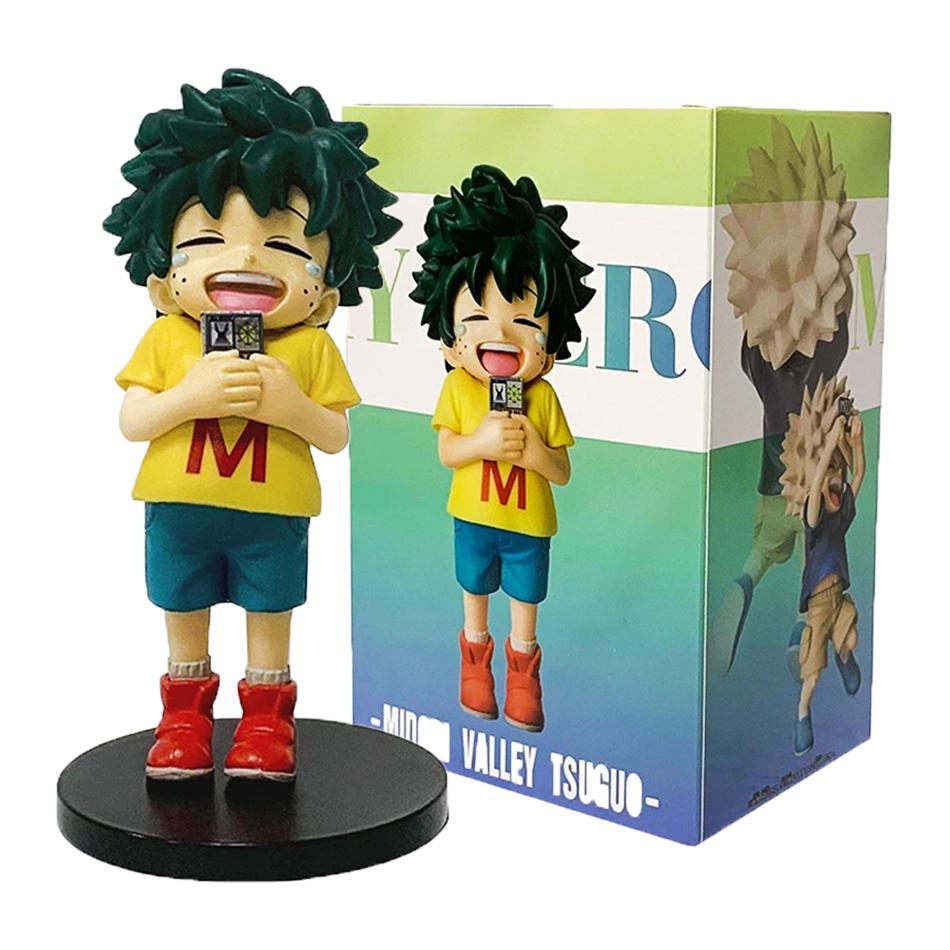 Boku no Hero Academia Gifts Anime Figure Childhood Midoriya Izuku Action Figure Cute Bakugo Katsuki Figurine PVC Collection Toys
