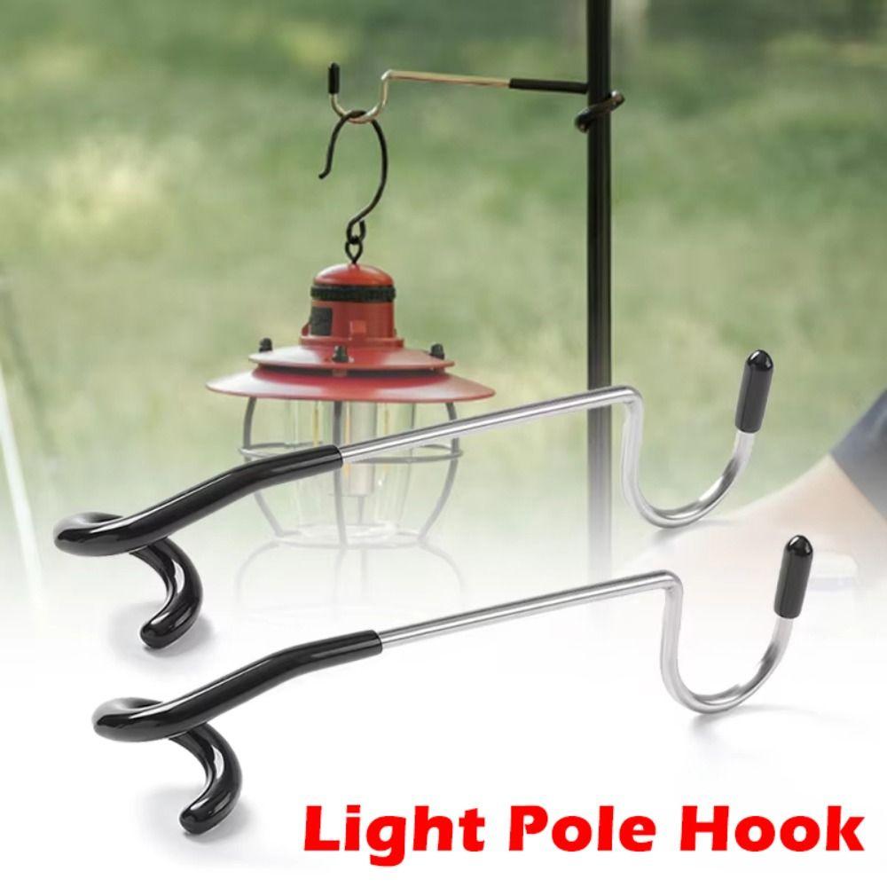 

Двосторонній гачок для ліхтарного стовпа Багатоцільовий гачок для лампи Стовп для намету для інструментів для кемпінгу Аксесуар для відпочинку
