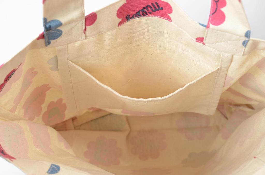 Friends Hill Milky A4 Tote Bag, Natural, YW-213-136