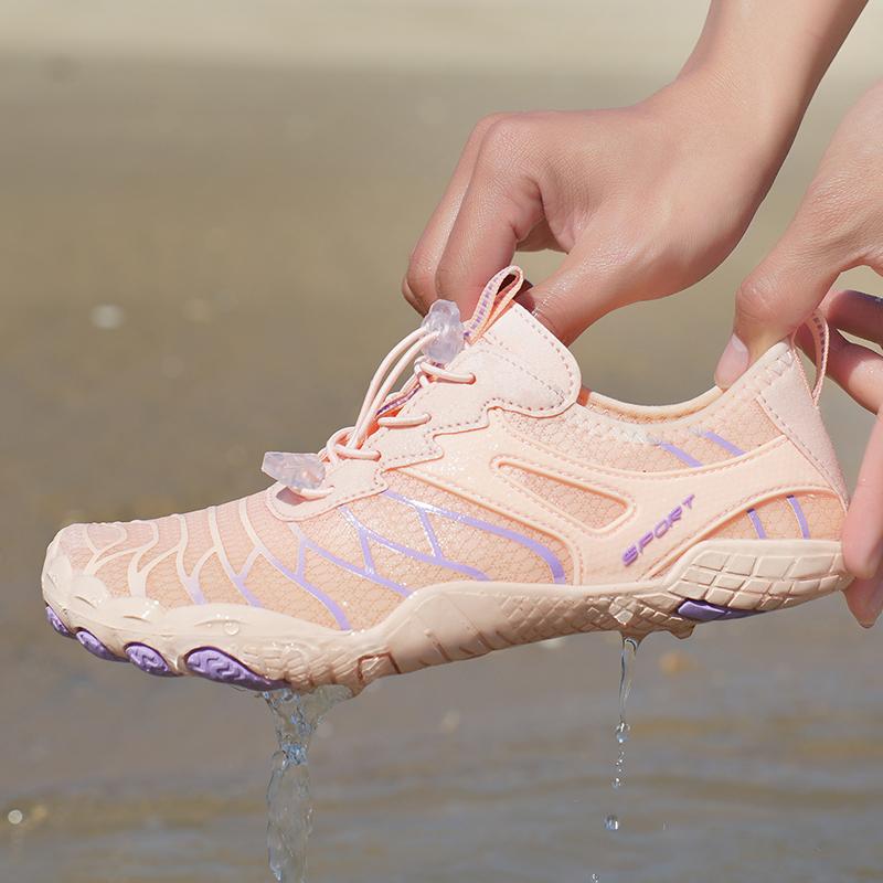 Schnelltrocknende Strandwatschel-Sneaker Atmungsaktive Unisex-Wassersport-Schuhe Rutschfeste Wasserschuhe zum Surfen Tauchen Canyoning
