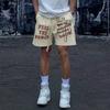 Shorts Men's Summer Loose Wide-leg Medium Pants Couple Drawstring Casual Five-point Pants