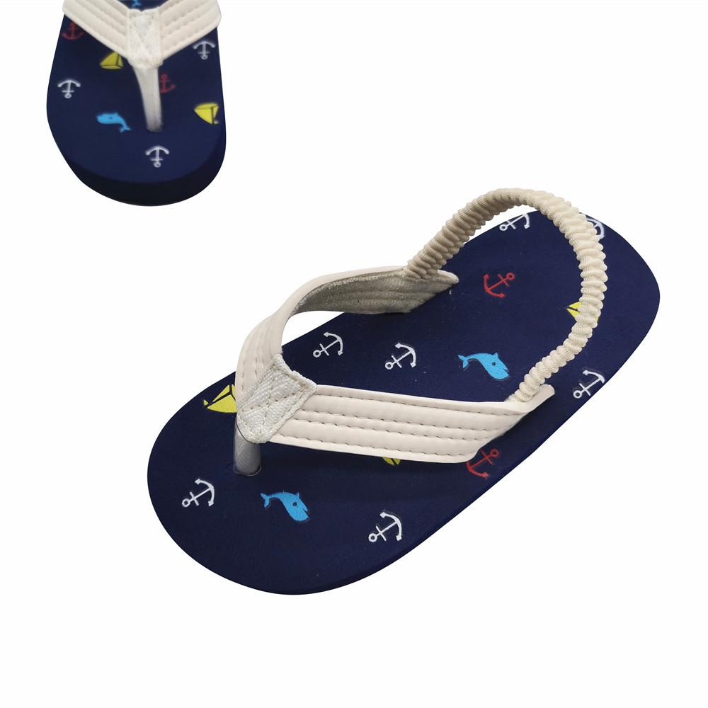 Anti-slip Girls  and Boys  Shoes with Cartoon Soft Soles for Beach Use 22 темно-синий