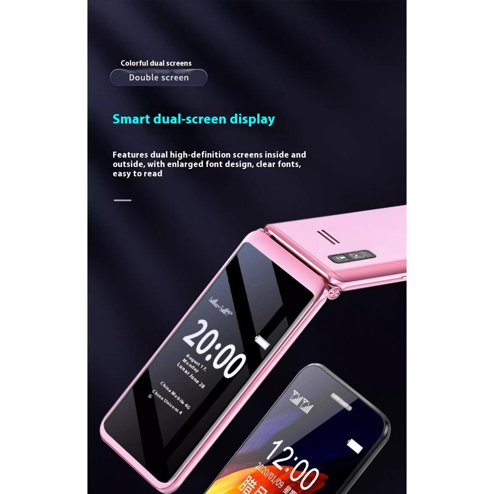 Full Netcom 4G Flip Old Man Machine Old Man Mobile Phone Non-smart Phone Long Standby Large Screen 5g Card