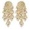 Gold Plated Kundan Tassel Earrings for Women