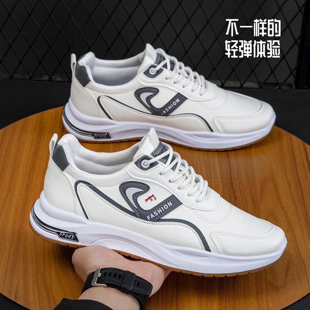 

Shoes Men s Shoes Breathable Fashion Comfortable Sports Casual Shoes Travel Shoes Lightweight Versatile Sports Shoes Leather Shoes 44 белый