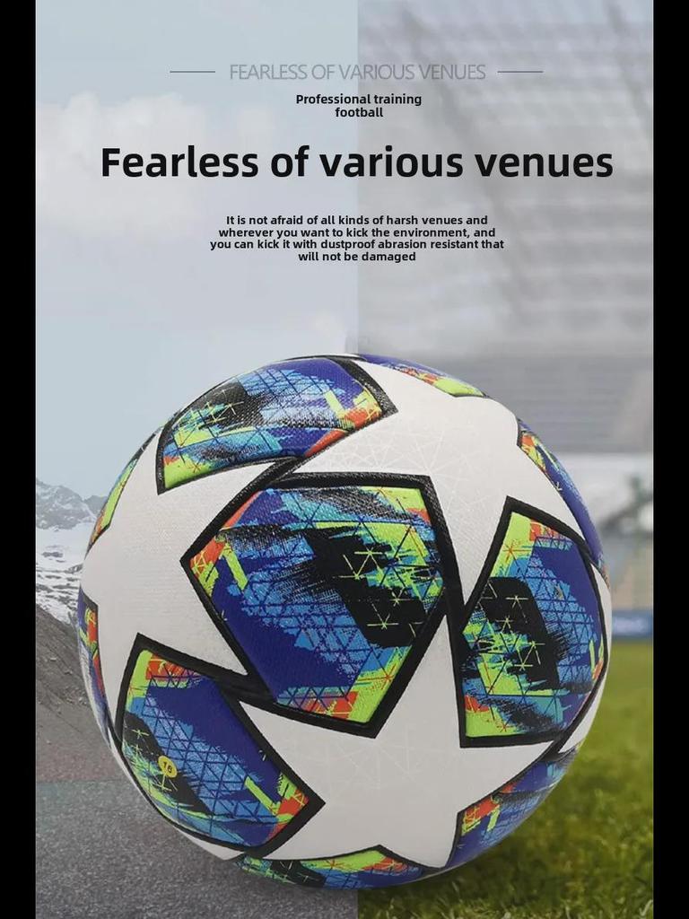 Champions League Nein. 5 Fußballbälle für Erwachsene, Jugendliche und Kinder – Ideal für Training, Wettkämpfe und Outdoor-Sport