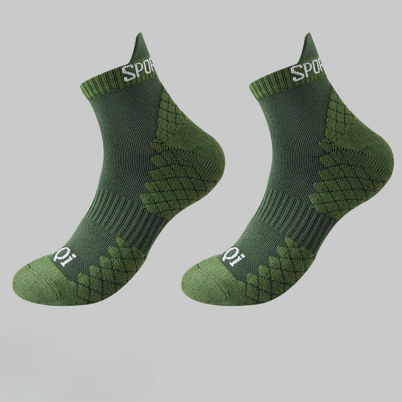 10 Pairs of Men's Basketball Cycling Sports Towel Bottom Shock Pressure Non Skid Socks