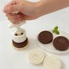 50G 75G Mooncake Mold Plastic Hand Thesis Cookie Cat Pattern Plummers Pastry Decoration Tool Mid Autumn Festival