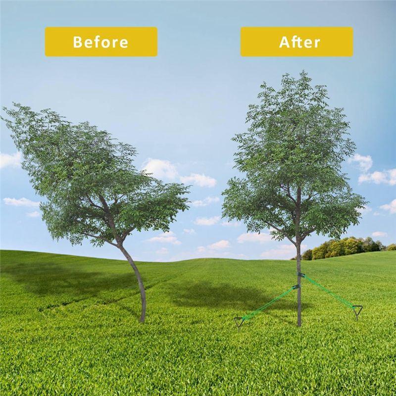 BAAJ-Tree Stake Kit, Heavy Duty Spiral Tree Stakes And Supports For Leaning Trees And Young Trees Straightening