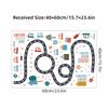 Cartoon Wall Stickers For Boys Room Decoration Traffic Track Cars Truck Tractor Bulldozer Wall Decals For Bedroom Nursery Room