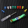 40 stuks Universele Auto Dakbekleding Bevestigingsclips Auto Interieur Reparatie Clips Metalen Klinknagel Dak Reparatie Accessoires