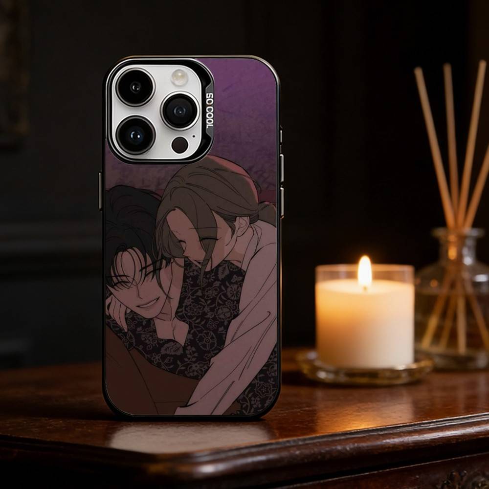 T-Tears On a Withered Flower Phone Case For iPhone 17 16 15 14 13 12 11 Pro Max Plus Silver Matte Black Cover