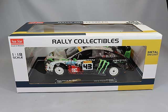 Sunstar Ford Focus RS 12 Petersburg Ken Block 3957 St. #43 1/18