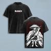 T-shirt Stampata Anime Caldo BLEACH Kyoraku Shunsui Uomo Donna Manica Corta Abbigliamento Maglietta in Cotone T-shirt Lavata Retrò Top Manga