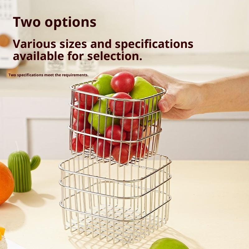 Onion Ginger Garlic Kitchen Shelf Wall Hanging Condiments Spice Vegetable Fruit Storage Rack Wall Drain Basket Punch-Free