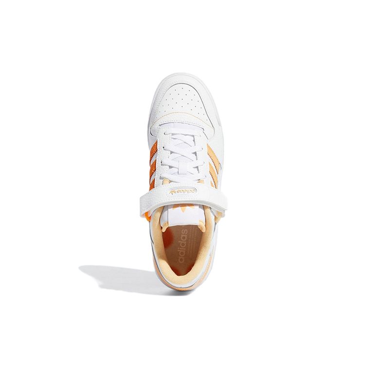 Adidas Forum Low White Pulse Amber Unisex Sneakers Cloud-White Orange-Rush GY5833