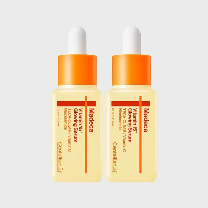 Centellian24 Madeca Vitamin 15 Glowing Serum 30ml (2 bottles) High-concentration whitening and blemish care