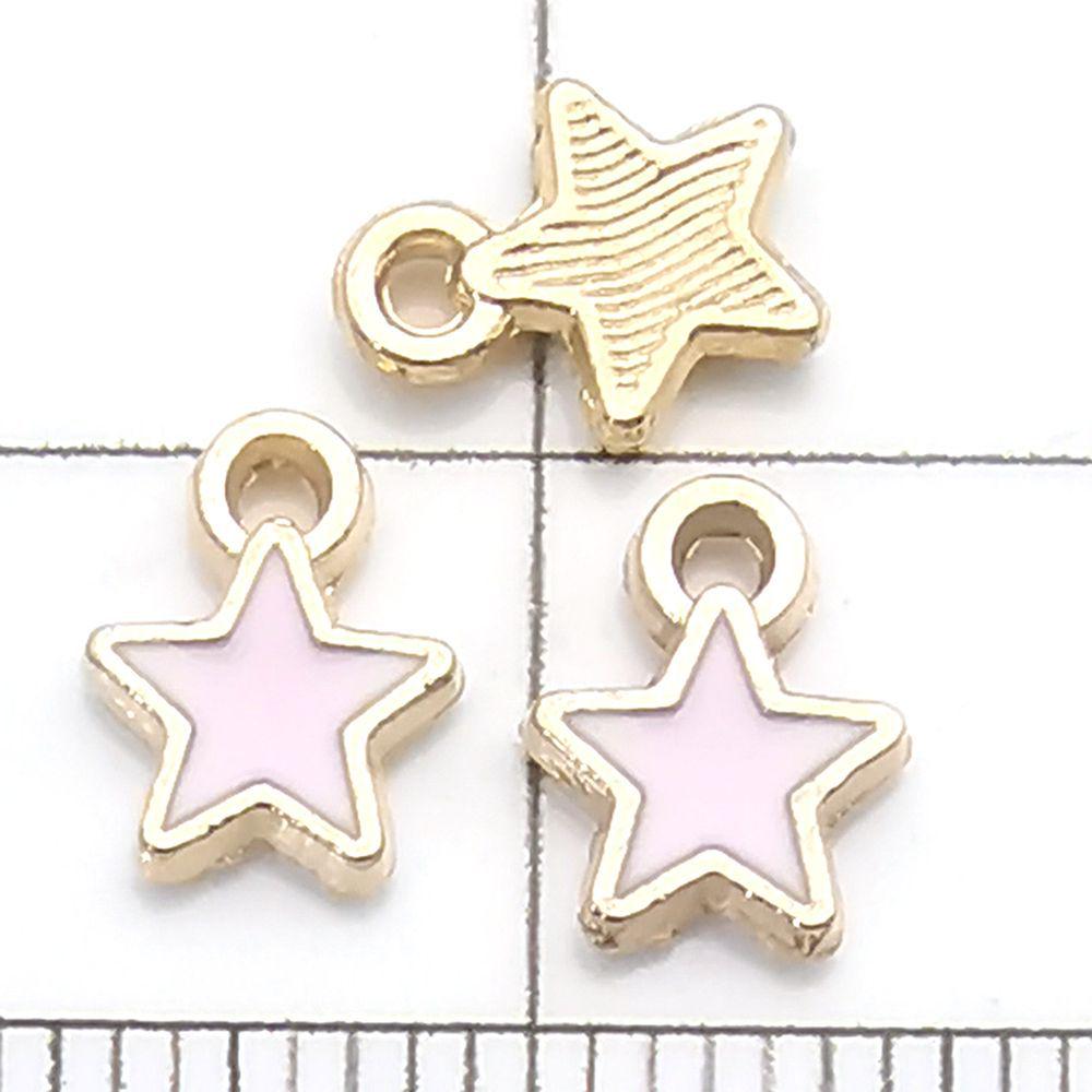 Mixed 20 Styles Pink Oil Drop Alloy Christmas Tree Pendant Charms - DIY Jewelry Accessories