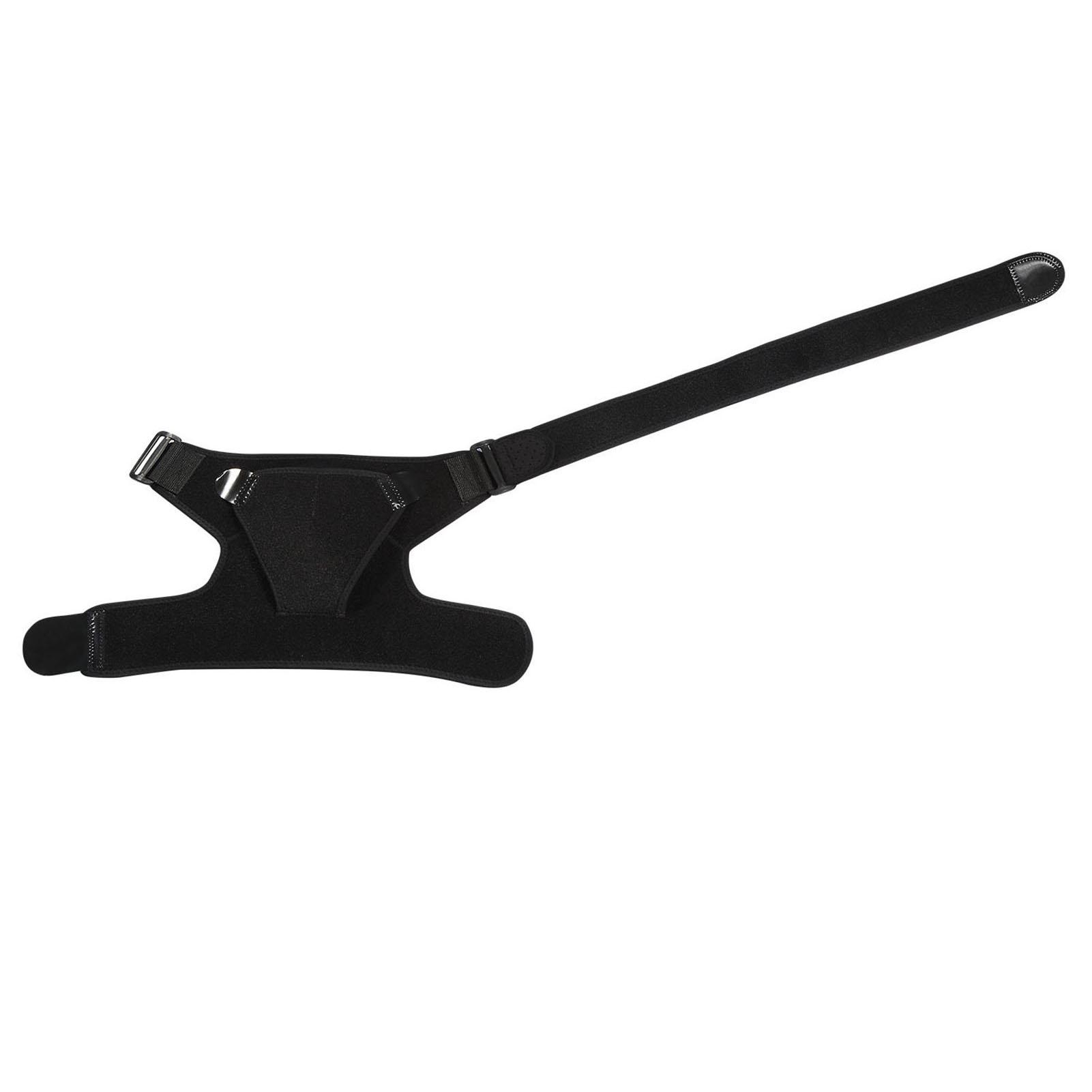 

Наплечный бандаж с подушечкой для давления Дышащая поддержка плеча для ротаторной манжеты Поддерживающий рукав для плеча Унисекс Наплечный бандаж чёрный