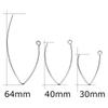 10-20pcs V-shaped Earring French Earring Hooks Findings Ear Wire Settings Base Settings For Jewelry Making Earrings Accessories
