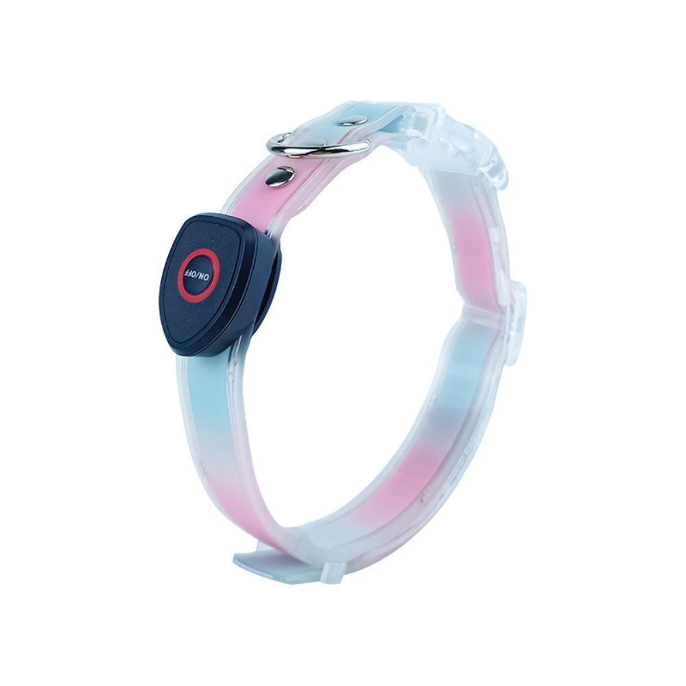 Durable Nylon LED Dog Collar 3 Lighting Modes Adjustable Pet Dog Leash Anti-lost PVC High-brightness Dog Collar Outdoo