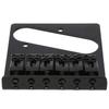 Electric Guitar Bridge 6?String 6ST String Fixed Metal Bridge for TL Electric Guitar AccessoryBlack