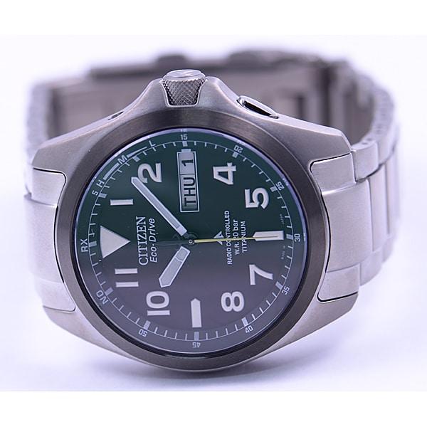 Citizen PMD56-2952 ( Rádiom riadené pánske hodinky radu PROMASTER LAND Eco-Drive) Okrúhle hodinky