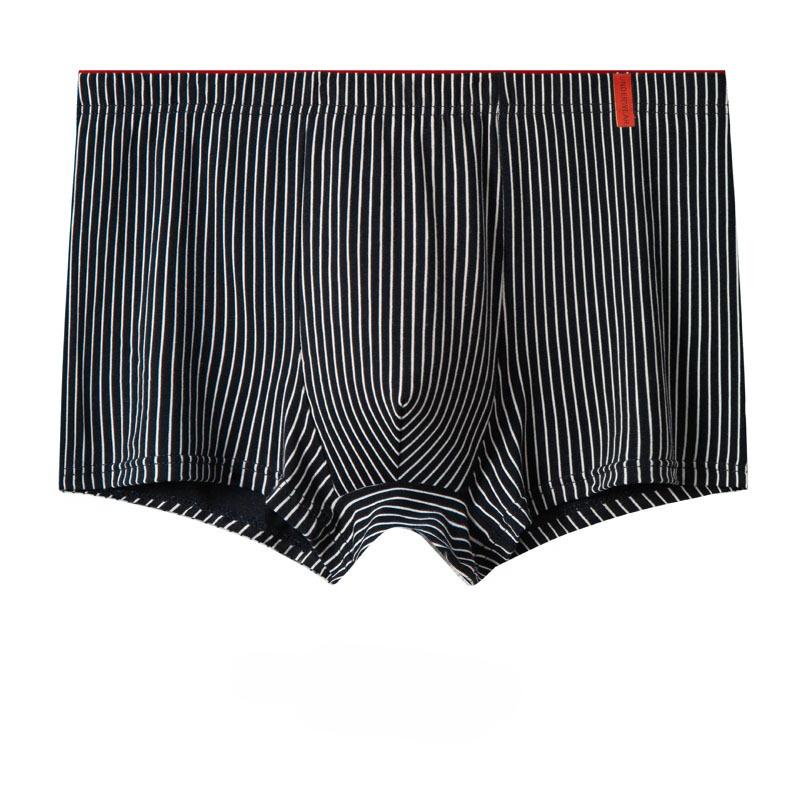 1/4 PCS Men's Cotton Striped Comfortable Fit Boxer Shorts Suit-, Sizes L-5XL