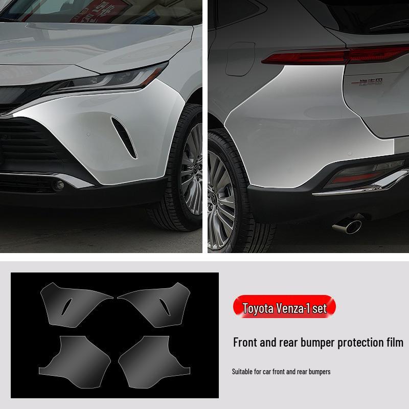 Toyota Venza Stoßfänger vorne & hinten TPU Transparente Schutzfolie - Maßgefertigte Fahrzeugfolierung