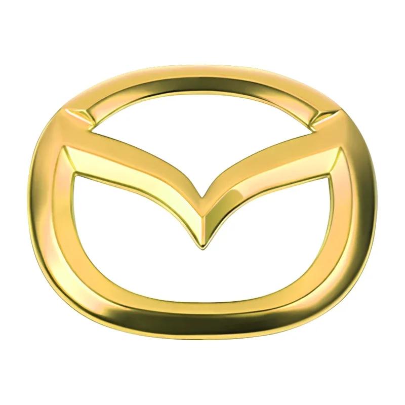 1pc ABS Car Steering Wheel Center Emblem Sticker for Mazda 3 CX3 CX4 CX5 CX7 CX8 CX9 CX30 RX7 Atenza Axela Interior Decoration