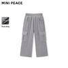 MiniPeace Girls' Fleece-Lined Winter Cargo Pants