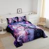 Comforter Japanese Girl Bedding Set Girly Anime Twin For Kidssci Fi Style Gaming Room Decor 3D Cartoon Anime Girl +2
