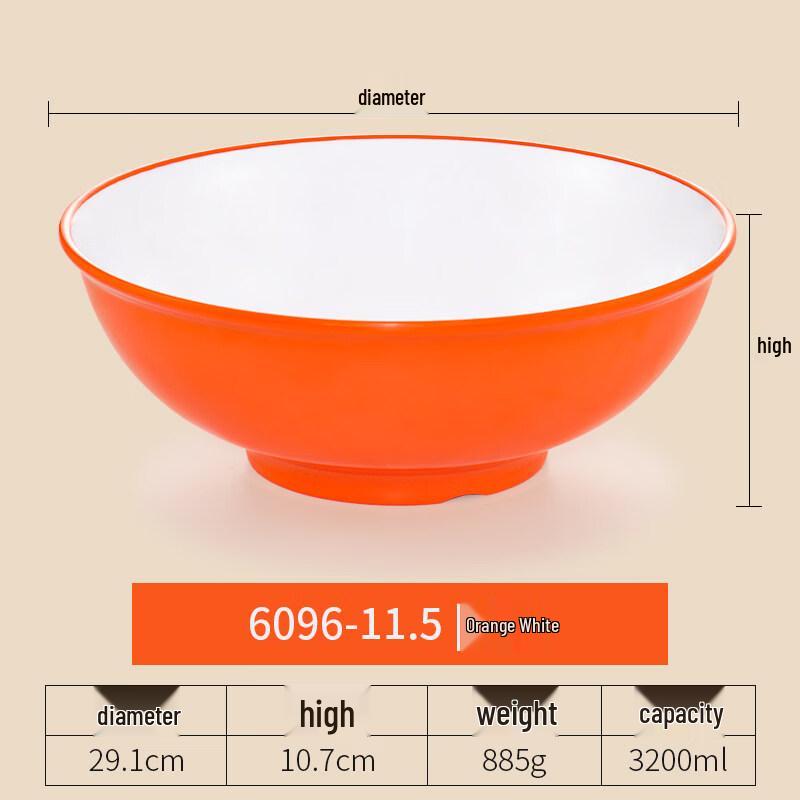 Cartoon Melamine Double-Handle Serving Bowl