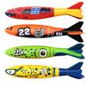 Children's Diving Toys Set Summertime Swimming Pool Treasure Hunt Diving Toy Torpedo Fish Plants Dolphin Buoy Water Toys Gifts