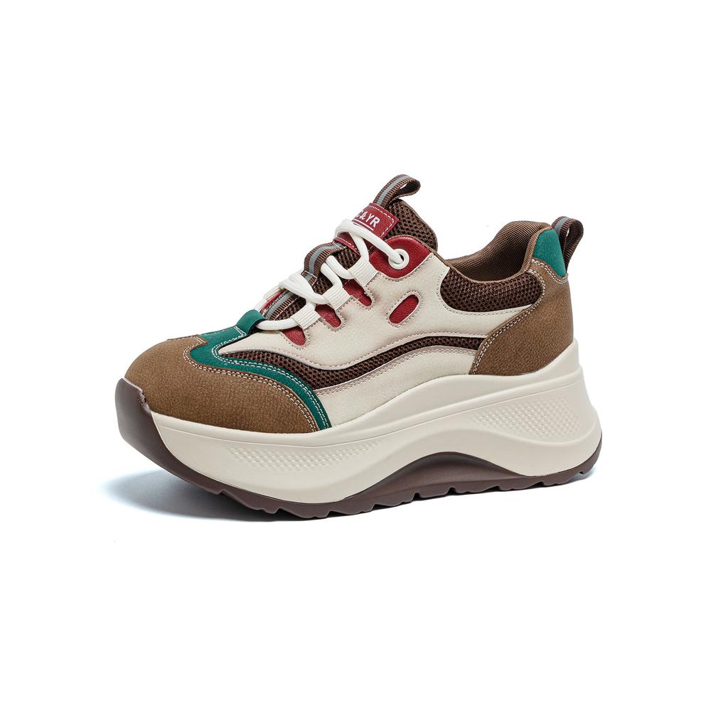 Platform dad shoes new autumn casual sports shoes soft sole not tired feet heightening shoes