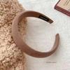 High Head Hairpin Sponge Headband Wide Brim Women's All-match Net Red Go Out Wash Face Hair Pressing Headband Headwear