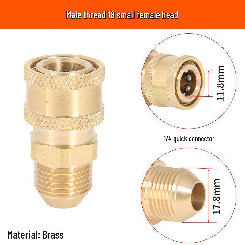 High-Pressure Car Wash Foam Gun Nozzle with 1/4 Quick Connect Adapter