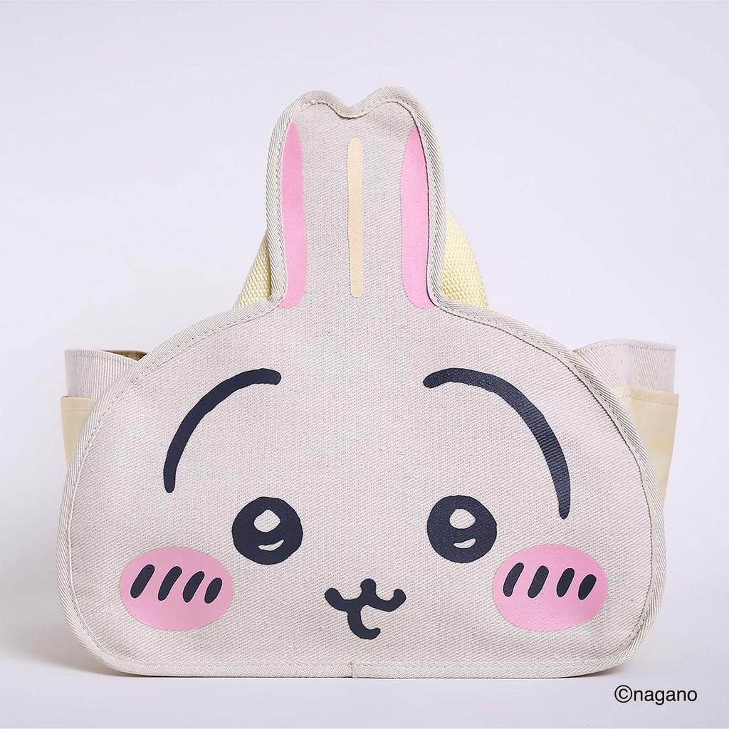 Chiikawa Interior Tote Bag Book Usagi Ver. with Tail Rubber Clip Takarajimasha Brand Mook
