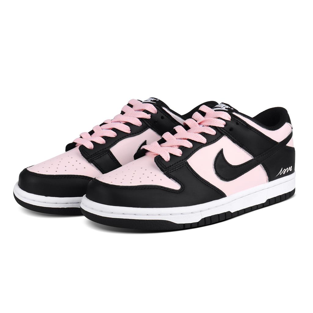 Nike Scarpe Skateboard Dunk Antiscivolo Resistenti all'Abrasione Basse Donna Nero Rosa DD1391-100(Team1491-)