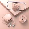 5A Bracket Retractable Three-in-One Fast-Charging Data Cable /Micro USB/Type-C Connectors for Mobile Phones Car