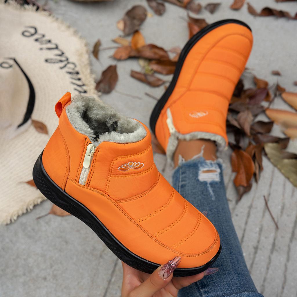 Snow Boots Winter Women's Cotton Shoes Plus Velvet Thickened Men's and Women's Large Size Boots