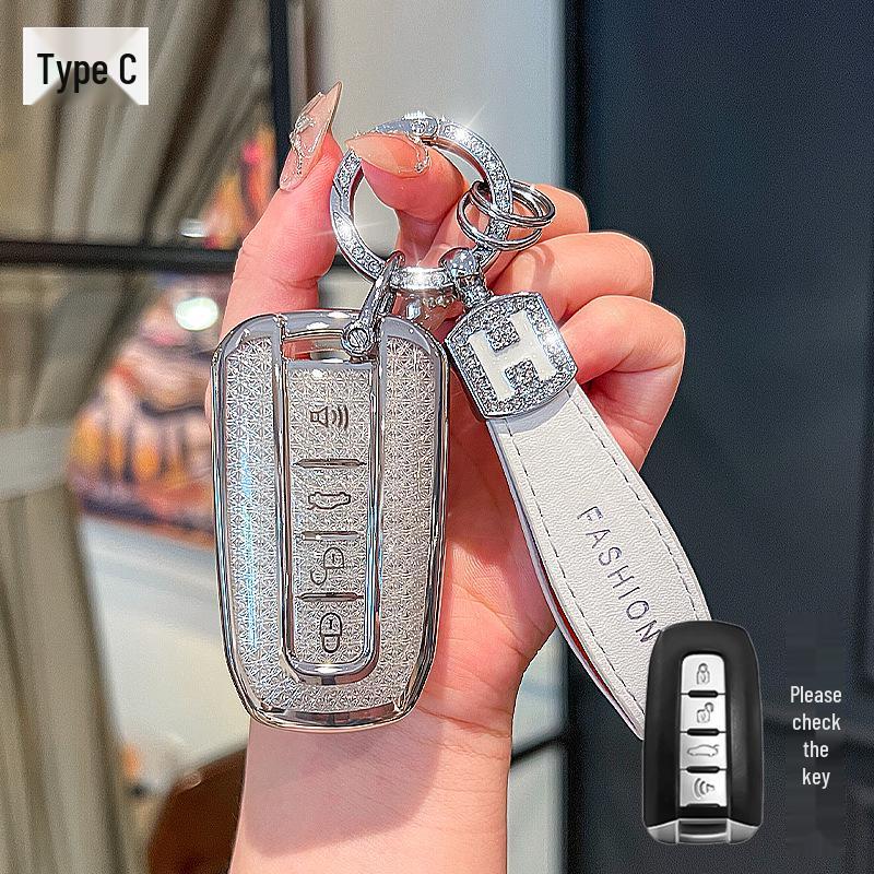 Ssangyong Korando Rexton Crystal Remote Key Protective Cover Set