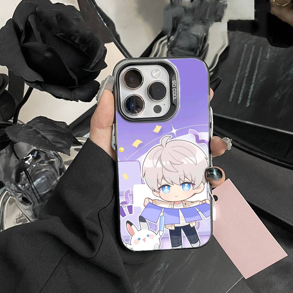 L-Love And Deepspace Phone Case For iPhone 17,16,15,14,13,12,Pro MAX Black Matte Shockproof Cover iPhone13PRO