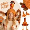 Truthahn-Hut mit langen Beinen für Thanksgiving-Partydekoration und Kostüm