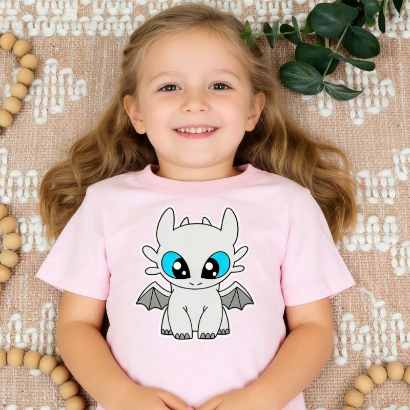 Toothless Dragon Taming Master Animated T-shirt,Cartoon T-shirt, Children's Adult T-shirt,Street Casual Clothing,Family Clothing