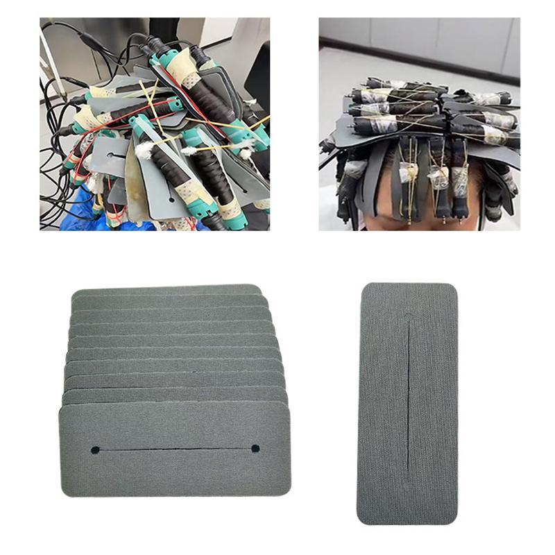 20Pcs Salon Hair Thermal Insulation Pad Salon Heat Insulation Pad for Digital Perm Foam S/M/L Sizes Thermal Protection Cushion